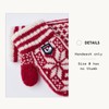 Hestra Kids' Nordic Mitten - Red/Offwhite - 0
