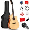 Vangoa Electric Acoustic Guitar Kit for Beginners Adults 41 inch