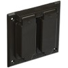 Morris 37224 1 GFCI and 1 Duplex Receptacle 2-Gangs Weatherproof