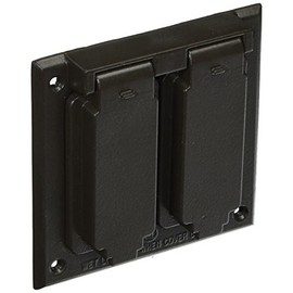 Morris 37224 1 GFCI and 1 Duplex Receptacle 2-Gangs Weatherproof Cover