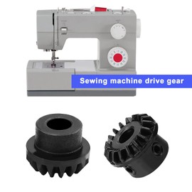 YINETTECH 2-Piece Hook Timing Drive Gear Set Compatible with Singer 513 514 534 538 533 522 527 509 502 507 433 437 438 498 Sewing Machine Hook Timing Drive Gear