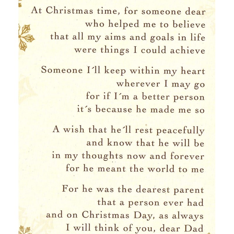 Grave Card - Thinking Of A Wonderful Dad With Love