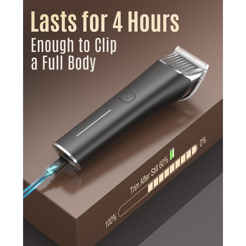 oneisall Horse Clippers,Low Noise Horse Trimmer Shaver Kit for Matted