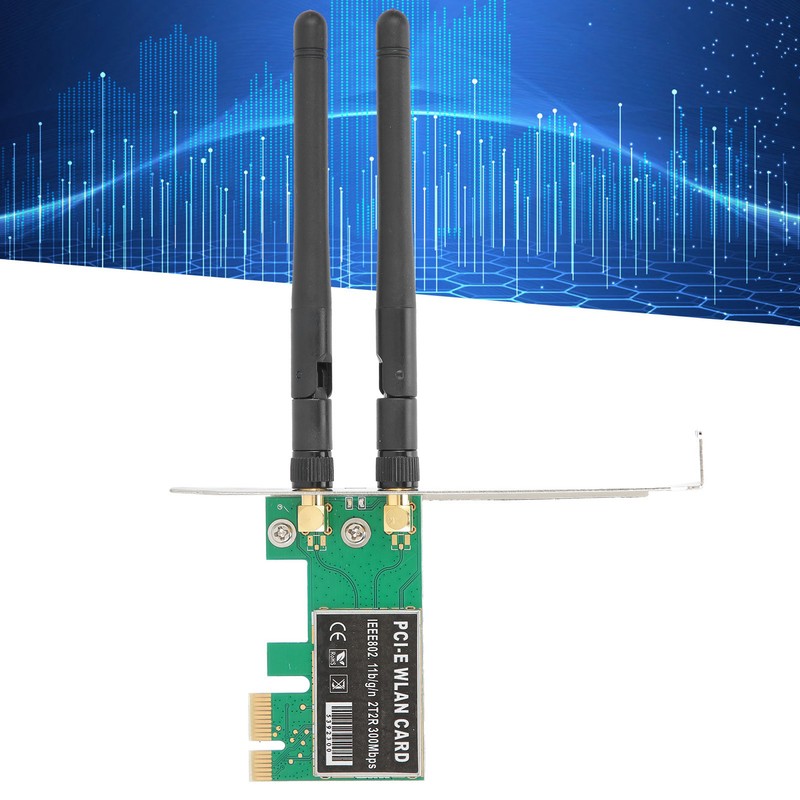 DualBand Network Card Wireless Adapter PCIE to WIFI Desktop Computer