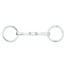 Stübben Bit 2221 Easy Control Double Jointed Bridle 16.5 cm 16 mm Stainless Steel