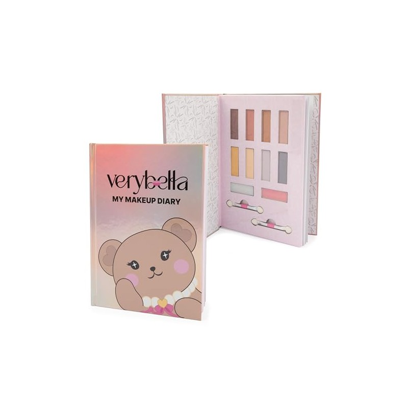 verybella Iridescent Effect Bear Makeup Diary - Contains 8 Colours
