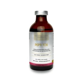 Nuestra Tierra Cosmetica Pepti Tox, Derma Booster Pro, Anti-edad y Anti-arrugas, Bioplasma con Péptidos Biomiméticos, 50ml