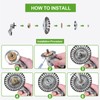 Professional Weed Brush for Brush Cutter, Replacement Weed Brush with