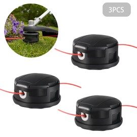 pakmee 3 Pack String Trimmer Head SRM-225 for Echo Speed Feed 400 SRM-230 SRM225 SRM-210 SRM2100 Echo Weed Eater PAS210 PAS211 PAS225 PAS230 PAS260 Shindaiwa T195S T220 T222 T230 T231 Straight Shaft