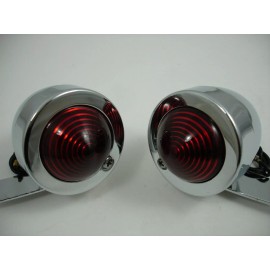 CCI LIGHT SET MARKER TURN TAIL BULLET RUNNING CHROME SINGLE ELEMENT BULB BRACKET