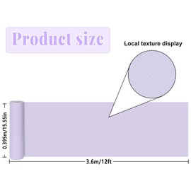 Purple Lavender Bulletin Board Roll Purple Reusable Waterproof Erasable Bulletin Board Poster Non-Woven Fabric Bulletin Board Wrapping Paper for Mother's Day Easter Classroom Decor 15.55inx12ft