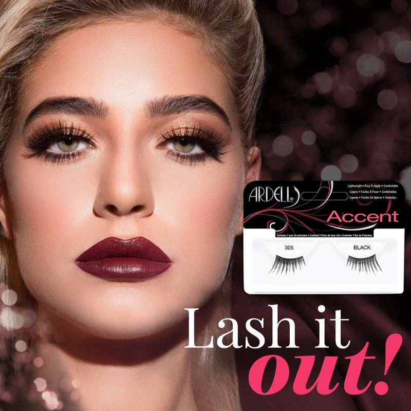 Ardell Accent Lashes 305, 4 Pack