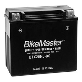 BikeMaster High-Performance Maintenance Free Battery BTX14AHL-BS for Honda GL650 Silver Wing/Interstate 1983