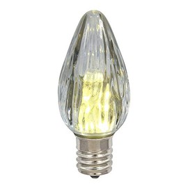 Vickerman F15 Warm White LED Plastic Flame Replacement Bulb, Package of 25