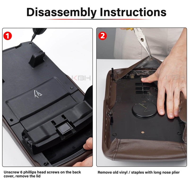 KBH Car Center Console Armrest Cover Replacement for Toyota Avalon