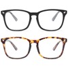 livho 2 Pack Blue Light Blocking Glasses, Computer Reading/Gaming/TV/Phones Glasses