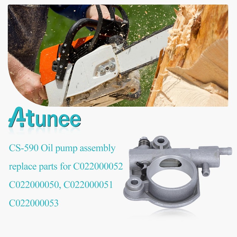 Atunee Auto Oiler Assembly Oil Pump for Echo CS-590 CS-600