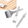 3pcs Steel Leather Chisel Hole Punching 2+5+10 Prong DIY Hand