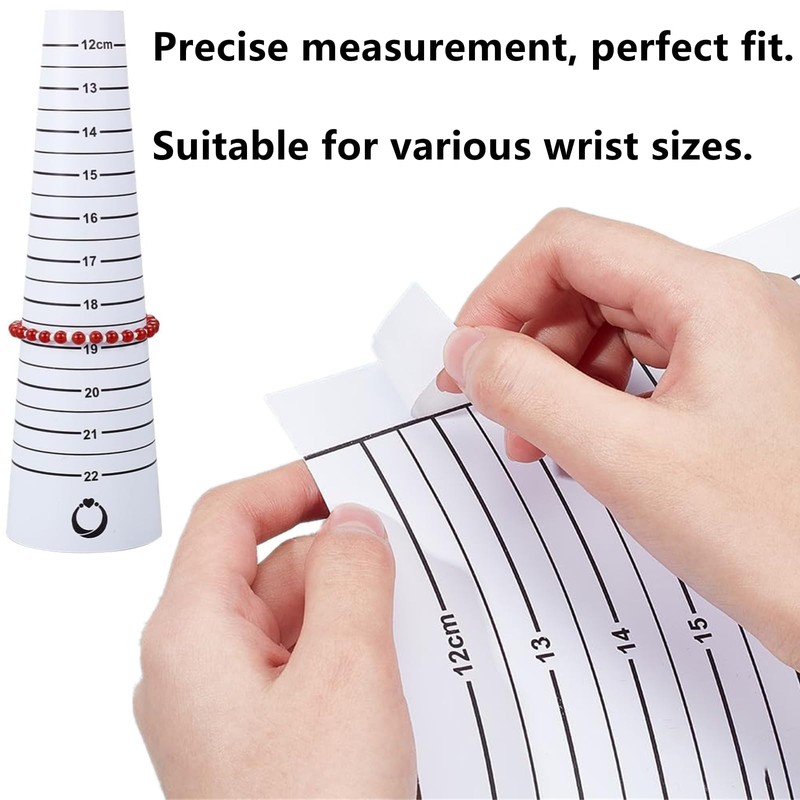 1 Pcs Bracelet Measuring Tool Resin Bracelet Sizer Measuring Tool,