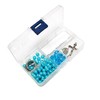 Linpeng Crystal & Pearl Beads Rosary DIY Kit, Turquoise Blue