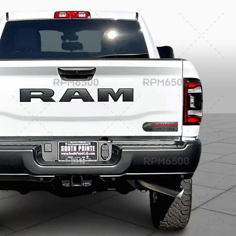 RPM6500 CUMMINS FUMMINS DIESEL FENDER DOOR LIFTGATE BADGE NAMEPLATE EMBLEM