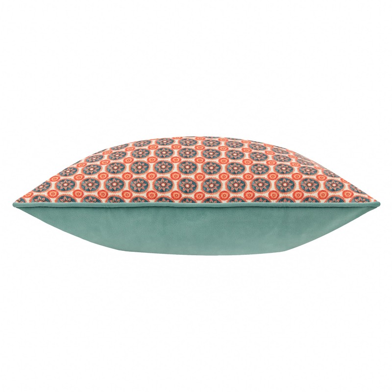 Wylder Tropics Onika Rectangular Geometric Piped Cushion Cover