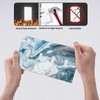 Blue Marble Light Switch Cover 4 Gang Wall Plate Quad
