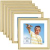 Icona Bay - 8x8 Picture Frames with Removable Mat for