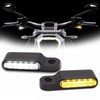 DREAMIZER Universal Motorcycle Handlebar LED Flowing Water Turn Signal Mini