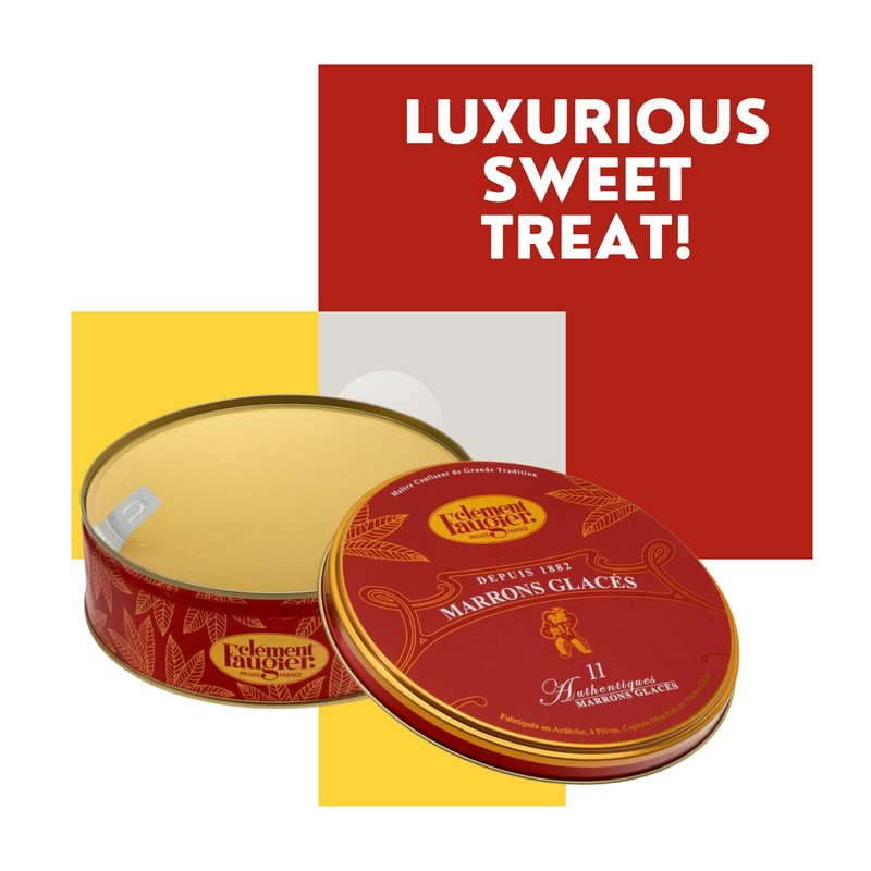 Clement Faugier Candied Chestnuts - Marrons Glaces 7.7 oz. -
