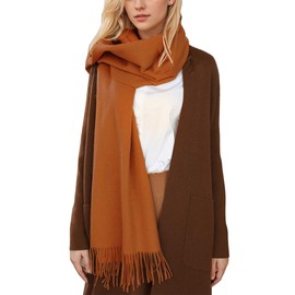 MEDUOLA Women Scarves Pashmina Shawls and Wraps Winter Long Soft Warm Wedding Stole for Women Ladies,Caramel