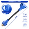 FROSTYRIDER 4 Prong 30 Amp RV Generator Adapter Cord,NEMA L14-30P