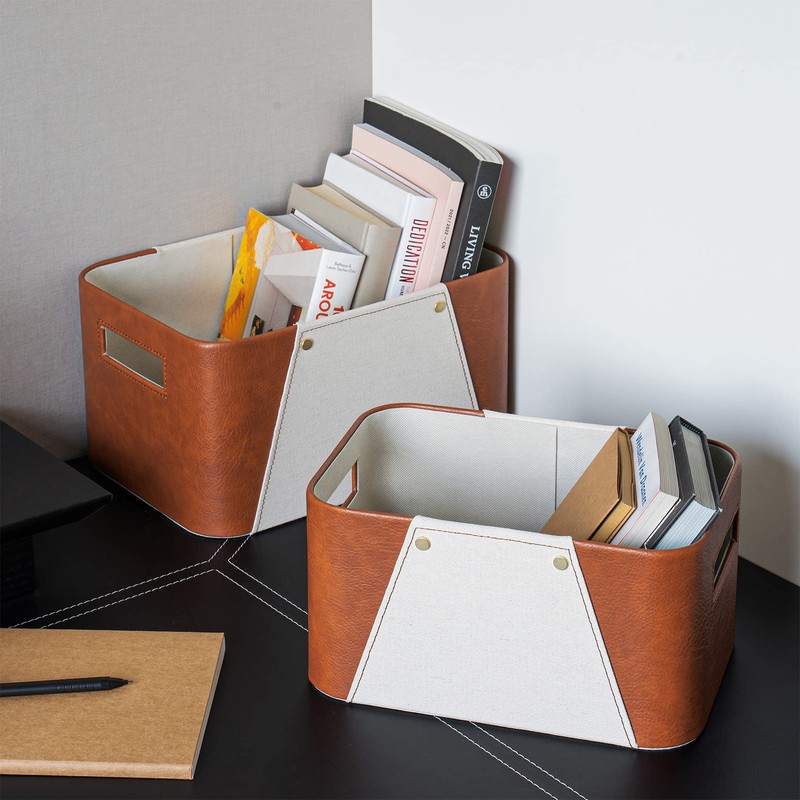 LA JOLIE MUSE Storage Baskets for Organizing, 2 Pack, Storage
