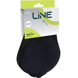 Sitzbezug Unisex Gel Universal Velo schwarz – Bezug für Sitz – Fahrradsitzbezug LINE