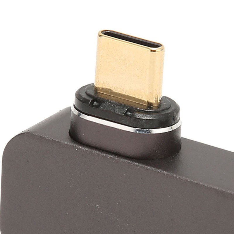 Magnetic MiniDP Adapter 24pin 4K 60Hz 180 Degree Rotation 10Gbps