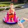 HONEY JOY 12V Toddler Bumper Car, Battery Powered Baby Ride