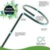 HiGift 5 Pack 17 inch Plant Support Stakes, 4mm Thick