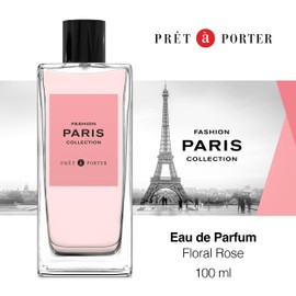 Pret à Porter City Collection Paris Eau de Parfum 3.4 fl oz (Pack of 1), Notes of Rose, Musk, and Amber, Women's Fragrance, Long Lasting, Everyday Fragrance, Travel Size