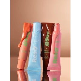 OZ LAB OZ Lab ResQ Peptide Lip Treatment Sorbet Tinted Lip Balm with Peptides and Squalane Moisturizing Lip Care for Chapped Lips Watermelon Flavor 0.46 OZ /13GPack of 1