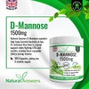 D-Mannose | 365 Capsules | Max Strength 1500mg per Serving