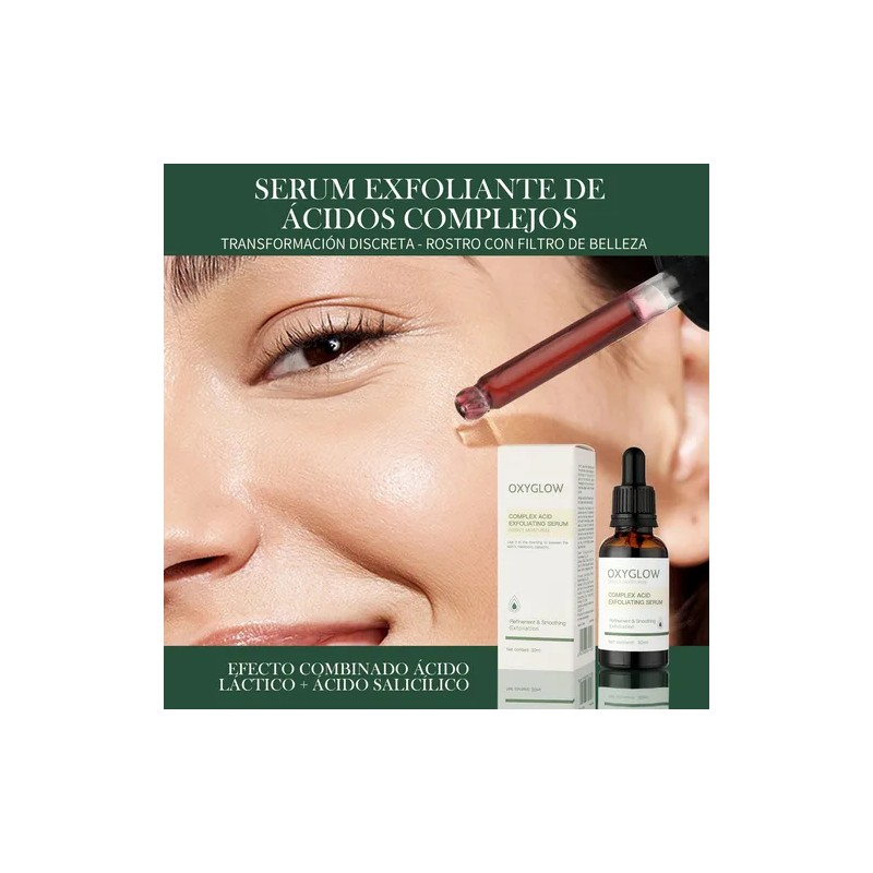 Serum Oxyglow Lactic Acid 10% + Ha Para Piel Normal