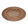 Caspari 13-inch Brown Rattan Table Charger