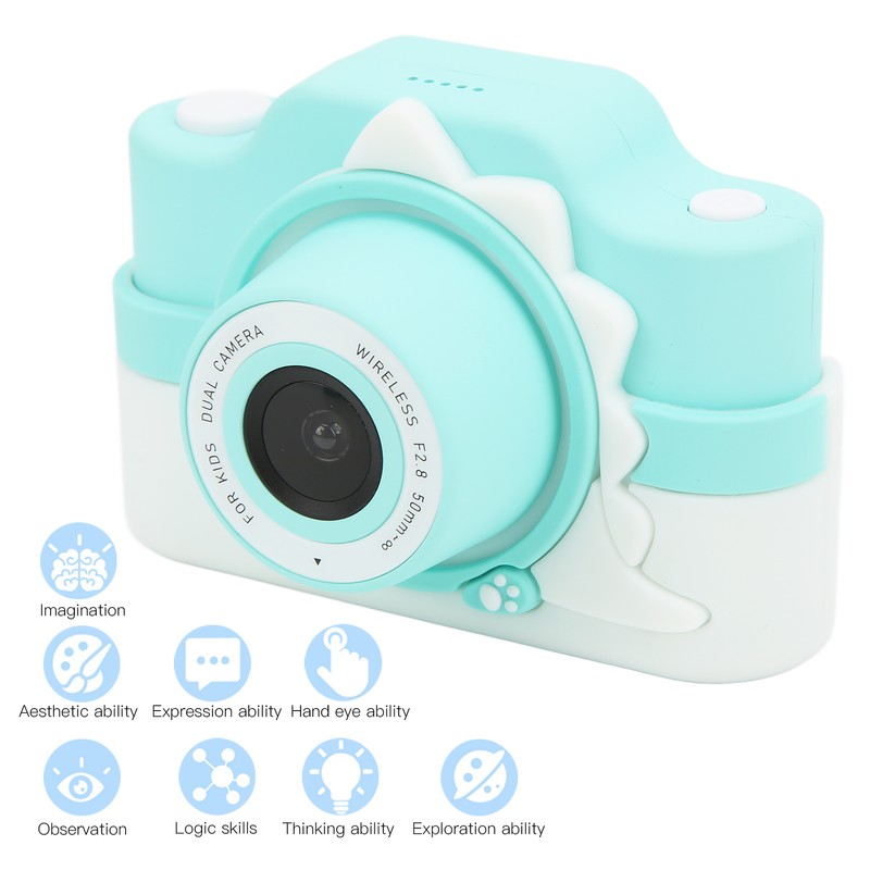 Kids Mini Digital Camera 2 Inch IPS Screen 24MP Dual