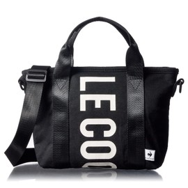 Cox Sportif Women's Rochelle Logo Print Sweat Deodorizing Antibacterial 2-Way Shoulder Bag, Black