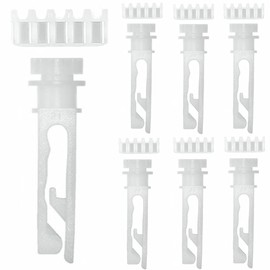 APUXON 20pcs The Stem and Gear for Vanes Carrier of 3-1/2" or 5" Vertical Blinds Components Used for Headrail