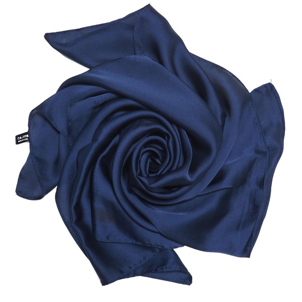 [JAPANDIPITY] Smooth - Silk Touch Scarf/Modern Furoshiki/Korean Pojagi (70 cm Solid Color, 19 Colors, Unisex Derived from Polyester) - Provides a smooth and comfortable feel like a cool touch to