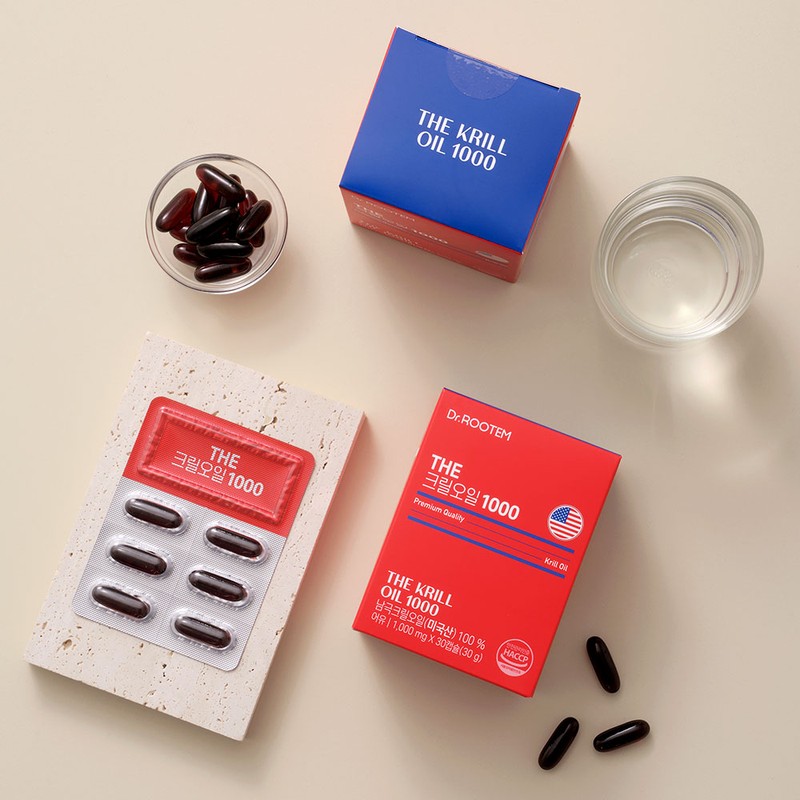Dr. Rootem Krill Oil Phospholipid 56 THE Krill Oil 1000,
