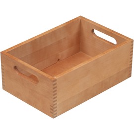 Kesper Allzweckkiste 29x18,5x11cm aus Buche, braun, 29 x 18.5 x 11 cm