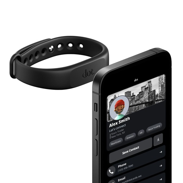 dot. Band - Digital Business Card Wristband - Tap to