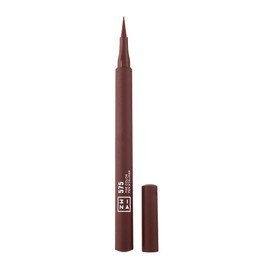 3INA MAKEUP - The Color Pen Eyeliner 575 - Brown Liquid Eyeliner - 10h Longwear Smudge-proof Formula for Sensitive Eyes - Precise Felt Tip Matte Liner - Vegan - Cruelty Free